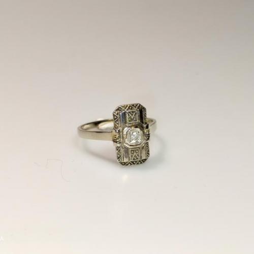 Damen-Ring - Gold, Diamant - 1920