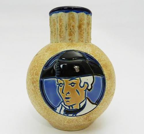 Vase aus Porzellan - weies Porzellan - Imperial Amphora Teplice Czechoslovakia - 1920