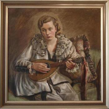 Porträt einer Frau - 1940 Porträt einer Frau - 1940