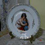 Teller - weißes Porzellan - 1920 Teller - weißes Porzellan - 1920