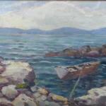 Josef Bino - Boot in der Bucht Josef Bino - Boot in der Bucht