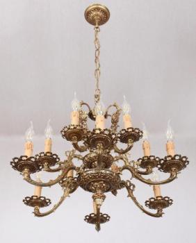 Kronleuchter - Messing - 1985 Kronleuchter - Messing - 1985