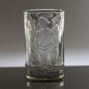 Vase - klares Glas - 1953 Vase - klares Glas - 1953