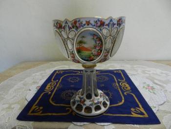 Glasschüssel - Glas, geschliffenes Glas - 1950 Glasschüssel - Glas, geschliffenes Glas - 1950