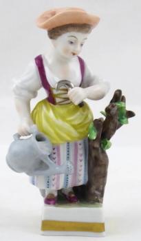 Porzellan Figur Mädchen - Porzellan - 1945 Porzellan Figur Mädchen - Porzellan - 1945