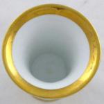 Meissener Vase mit gemalten Rosen Meissener Vase mit gemalten Rosen