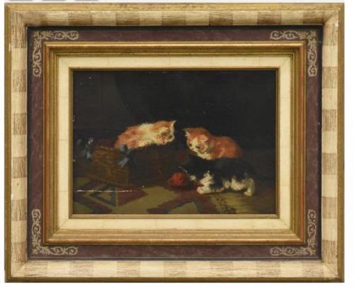 Stillleben mit Tieren - Lambrechon - 1899 Stillleben mit Tieren - Lambrechon - 1899