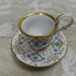 Tasse und Untertasse - Porzellan - 1930 Tasse und Untertasse - Porzellan - 1930