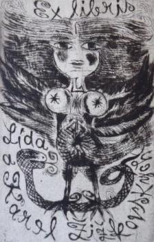 Grafik - Olga Èechová - 1974 Grafik - Olga Èechová - 1974