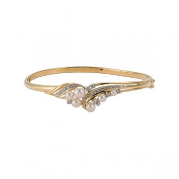 Goldarmband - Gold, Diamant - 1980 Goldarmband - Gold, Diamant - 1980
