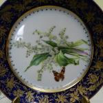 Teller - weißes Porzellan - Aich Karlsbad, Bohemia - 1920 Teller - weißes Porzellan - Aich Karlsbad, Bohemia - 1920