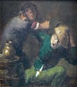 nach Adriaen Brouwer - Die Prügelei nach Adriaen Brouwer - Die Prügelei