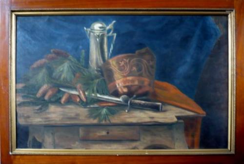 Salasek - Stilleben mit dem Jagdmesser Salasek - Stilleben mit dem Jagdmesser