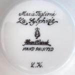 Tasse mit Miniatur der Ballerina Marie Taglioni -  Tasse mit Miniatur der Ballerina Marie Taglioni -
