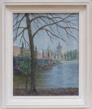 Karlsbrücke in Prag - Josef Štefan Maleèek (1890-1983) - 1925 Karlsbrücke in Prag - Josef Štefan Maleèek (1890-1983) - 1925
