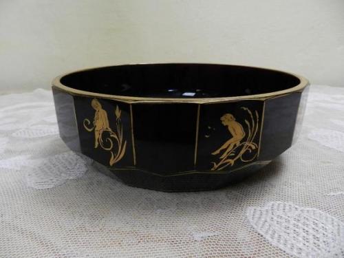 Glasschüssel - Glas, geschliffenes Glas - 1930 Glasschüssel - Glas, geschliffenes Glas - 1930