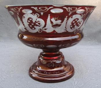 Glas-Aufsatzschale - 1970 Glas-Aufsatzschale - 1970