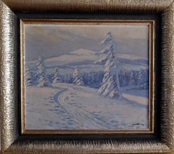 Winterlandschaft - Špitník - 1930 Winterlandschaft - Špitník - 1930