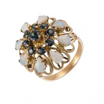 Ring mit saphiren - Gold, saphir - 1970 Ring mit saphiren - Gold, saphir - 1970