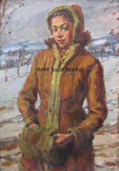 Porträt einer Frau - 1948 Porträt einer Frau - 1948