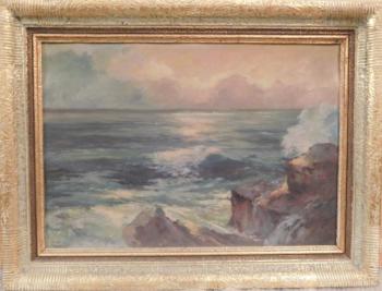 Blick auf das Meer - Bino Josef - 1930 Blick auf das Meer - Bino Josef - 1930