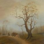 Romantische Landschaft - Jungbluth - 1880 Romantische Landschaft - Jungbluth - 1880
