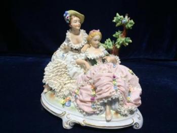 Porzellan Figurengruppe - Volkstedt - Rudolstadt - 1920 Porzellan Figurengruppe - Volkstedt - Rudolstadt - 1920