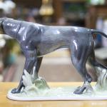 Porzellan Figur Hund - Porzellan - F. Diller, Rosenthal - 1915 Porzellan Figur Hund - Porzellan - F. Diller, Rosenthal - 1915