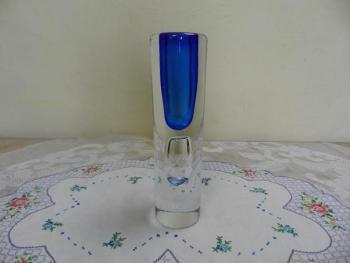 Vase - Glas, klares Glas - 1970 Vase - Glas, klares Glas - 1970