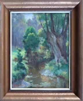 Blick auf den Fluss - Ferdinand Adámek - 1920 Blick auf den Fluss - Ferdinand Adámek - 1920