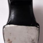 Schwarzer Biskuitporzellanschuh Schwarzer Biskuitporzellanschuh