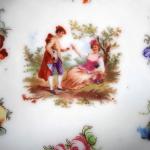 Der Schüssel mit Schalen - Galante Szene Der Schüssel mit Schalen - Galante Szene