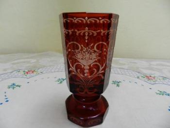 Glas - Glas, Rubinglas - 1875 Glas - Glas, Rubinglas - 1875