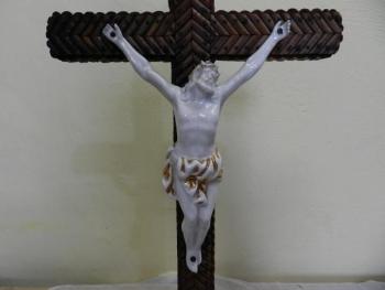 Porzellanfigur - Holz, weißes Porzellan - 1900 Porzellanfigur - Holz, weißes Porzellan - 1900