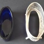 Ovale silberne Salz- und Pfefferbehälter -Williams Ovale silberne Salz- und Pfefferbehälter -Williams