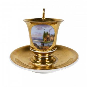 Tasse und Untertasse - 1860 Tasse und Untertasse - 1860
