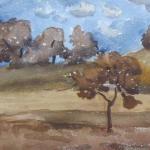 Lev Simak - Landschaft mit Bäumen Lev Simak - Landschaft mit Bäumen