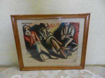Gemälde - Holz, Glas - Jan Rambousek - 1923 Gemälde - Holz, Glas - Jan Rambousek - 1923