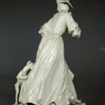 Porzellan Figur Frau - weißes Porzellan - Nymphenburg, Franz Anton Bustelli - 1840 Porzellan Figur Frau - weißes Porzellan - Nymphenburg, Franz Anton Bustelli - 1840