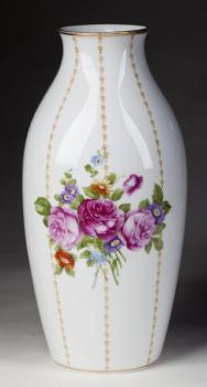 Porzellan Vase - glasiertes Porzellan, bemaltes Porzellan - Rosenthal - 1930 Porzellan Vase - glasiertes Porzellan, bemaltes Porzellan - Rosenthal - 1930