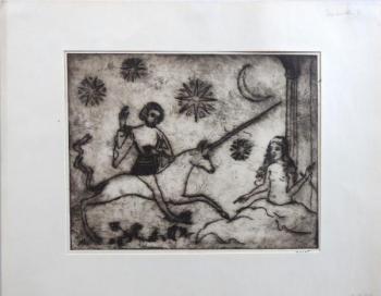 Vratislav Jan Zizka - Sternbild Einhorn und Jungfr Vratislav Jan Zizka - Sternbild Einhorn und Jungfr