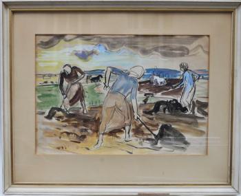 Arbeit auf dem Feld - Papier - Vojtìch Sedláèek - 1947 Arbeit auf dem Feld - Papier - Vojtìch Sedláèek - 1947