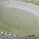 Porzellan Platte - weißes Porzellan - HC Chodau Czechoslovakia - 1930 Porzellan Platte - weißes Porzellan - HC Chodau Czechoslovakia - 1930