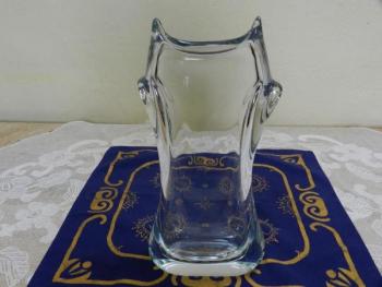 Vase - Glas, klares Glas - 1960 Vase - Glas, klares Glas - 1960