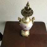 Porzellan Vase - Bronze, weißes Porzellan - 1880 Porzellan Vase - Bronze, weißes Porzellan - 1880