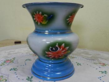 Vase - Metall, Email - 1800 Vase - Metall, Email - 1800