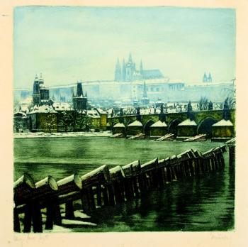 A view of the Prague Castle A view of the Prague Castle