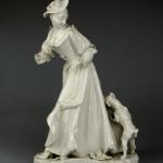 Porzellan Figur Frau - weißes Porzellan - Nymphenburg, Franz Anton Bustelli - 1840 Porzellan Figur Frau - weißes Porzellan - Nymphenburg, Franz Anton Bustelli - 1840