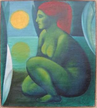 Porträt einer Frau - 1950 Porträt einer Frau - 1950
