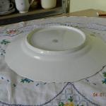 Teller - weißes Porzellan - 1920 Teller - weißes Porzellan - 1920